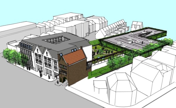 ImpressieHotelVriesepleinmetbinnentuinenparkeergaragesepti2014(2)