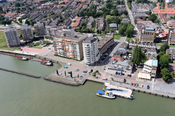 Waterbushalte_Zwijndrecht_Veerplein_luchtfoto