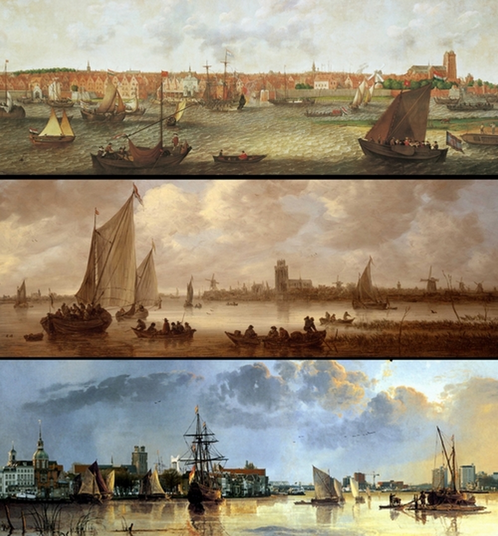 Skyline Dordt geschilderd