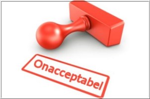 onacceptabel