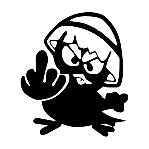 sticker-calimero-fuck